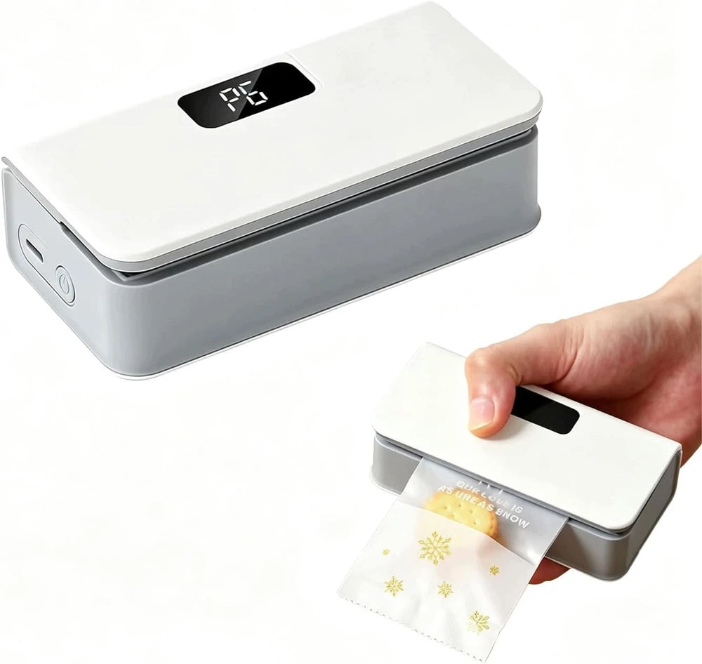 "FoodSeal Lite” Miniaturowa zgrzewarka do worków, akumulatorowa, USB-C